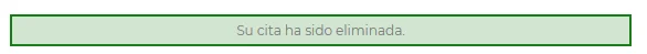 Cita del SEPE eliminada correctamente
